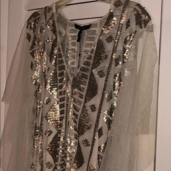 bcbg sequin caftan